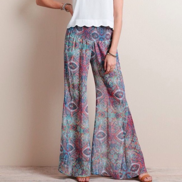 Show Me Your MuMu Pants - Show Me Your Mumu Sheer Palazzo Pants
